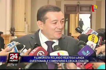 Rolando Reátegui lanza cuestionable comentario sobre Cecilia Chacón