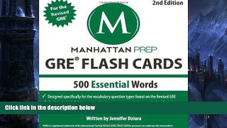 Buy Manhattan Prep 500 Essential Words: GRE Vocabulary Flash Cards (Manhattan Prep GRE Strategy