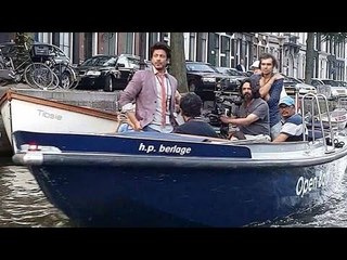Shahrukh khan Shooting for The Ring On A Boat In Amsterdam