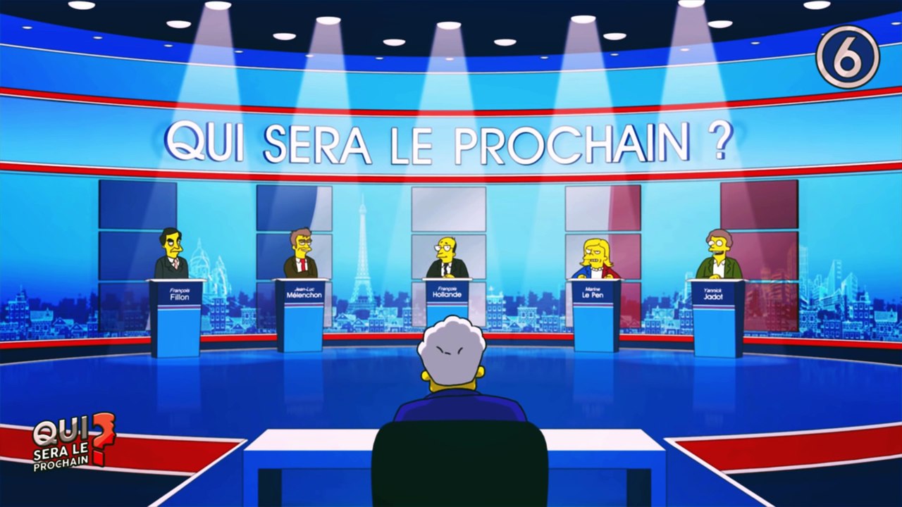Greenpeace imagine François Hollande, Marine le Pen et François Fillon en ... Simpson! - Regardez