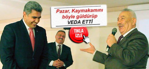 Kaymakam Aslan'a veda