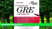 Buy NOW  Cracking the GRE Psychology Test, 6th Edition (Graduate Test Prep) Meg Jay  Full Book