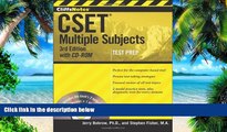 PDF  CliffsNotes CSET: Multiple Subjects with CD-ROM, 3rd Edition Stephen Fisher  PDF