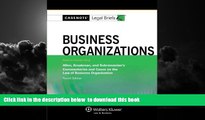 Buy Casenote Legal Briefs Casenote Legal Briefs Casenote Legal Briefs: Business Organizations,