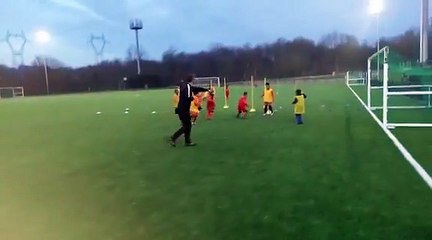 Nos U6 U7 "Petit match de fin d'entrainement"