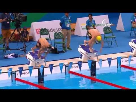 Swimming | Men's 50m Freestyle S10 Heats Swim-Off | Rio 2016 Paralympic Games