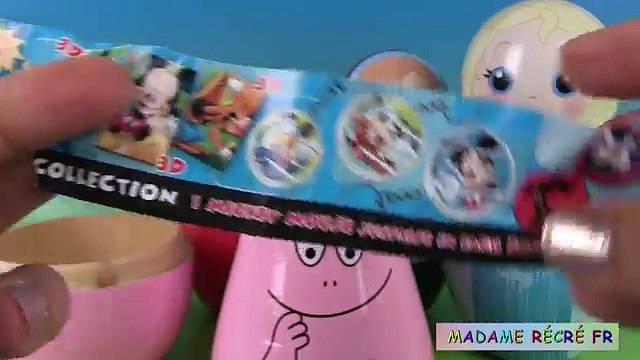 Barbapapa Reine des neiges Poupées Gigognes Nesting Dolls Œufs Surprises