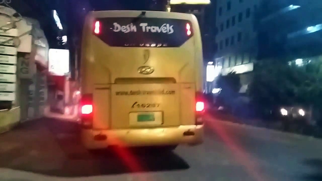 Dhaka Night- Kolabagan Bus Stop ( Shohagh Elite-scania,Desh travels-Hyundai,Hanif-Volvo,shamoli)