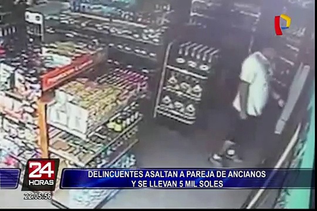 Asaltan a pareja de ancianos y se llevan 5 mil soles