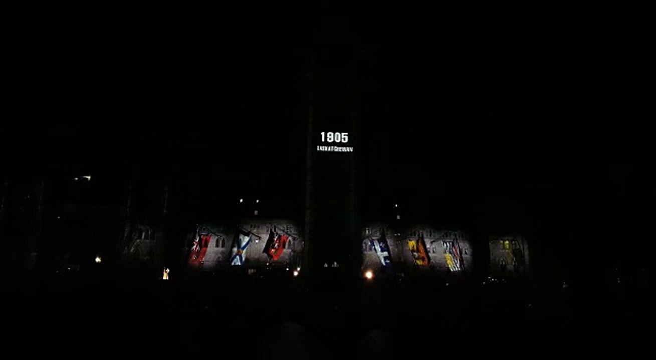 Beautiful fantatic building lights animations digitally laser