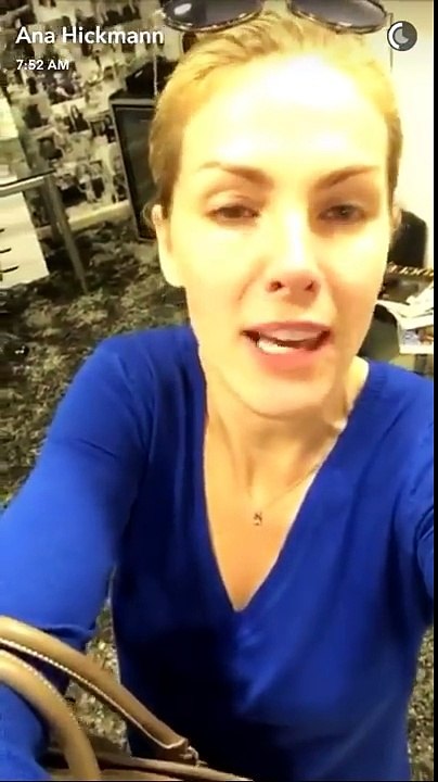 Ana Hickman de volta ao Snapchat