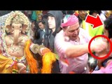 Ranbir & Rishi Kapoor's Controversial Ganpati Visarjan 2016 Slapping Reporter & Fans Full video HD
