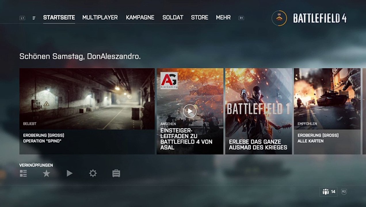 DonAleszandro's Battlefield Kanal : ««-Online Versuch-»» (520)