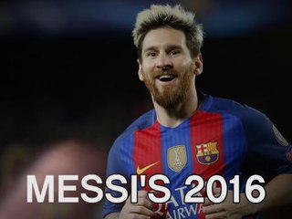 Messi's 2016 - Year in numbers