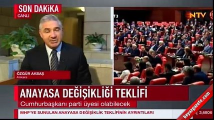 Anayasa teklifinin ayrıntıları