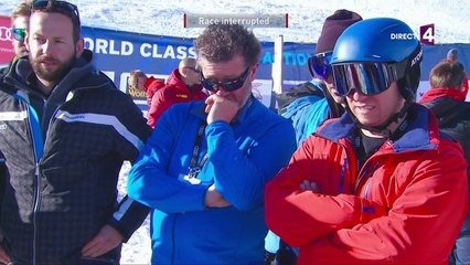 Val d'Isère : sortie de piste pour Victor Muffat-Jeandet