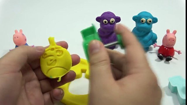 Play Doh & PEPPA PIG KIDS TOYS Monkey Lion Molds FunnY & Creative for Children PlayDoh Fun!