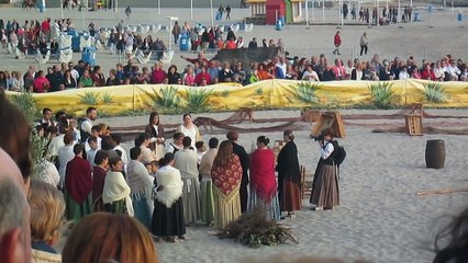 Benidorm Fiestas - Re-enactment founding on the beach