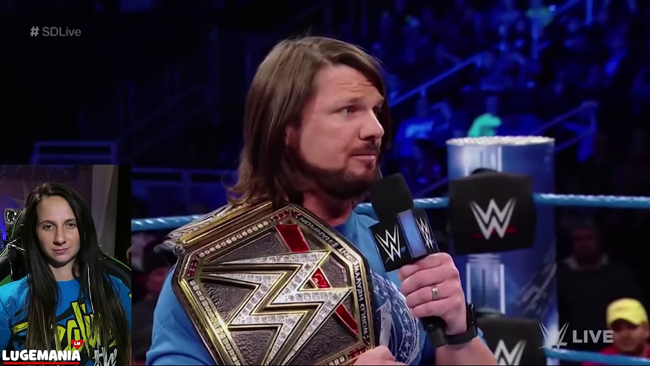 WWE Smackdown 12/6/16 Dean Ambrose Dirty Deeds to James Ellsworth