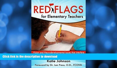 Hardcover Red Flags for Elementary Teachers Kindle eBooks