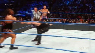 WWE Smackdown Live 6/12/2016 : Heath Slater & Rhyno vs  Wyatt Family