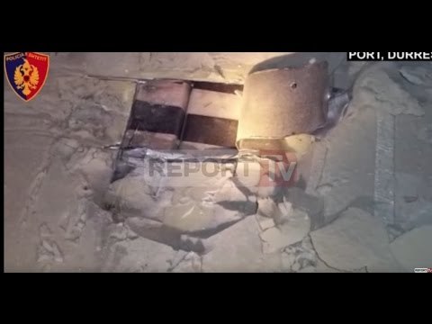 Report TV - Durrës,kapet sasi rekord heroine në port, do trafikohej drejt Italisë
