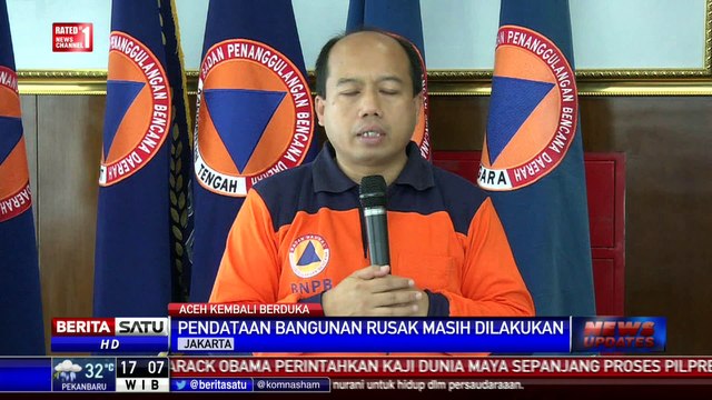 BNPB: 11.668 Rumah dan 157 Ruko Rusak Akibat Gempa Aceh