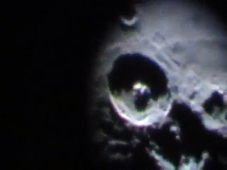 Alien Moon Structure in Crater!!