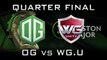 OG vs WG Unity Quarter Final Boston Major 2016 Highlights Dota 2