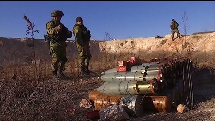 Работа российских саперов в Алеппо