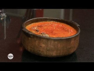 طاجن لوبيا باللحم | غادة جميل