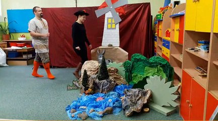 "Kot w butach" - bajka przygotowana przez rodziców dzieci przedszkolnych