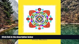 Buy Yellow Mountain Enterprises Yellow Mountain Enterprises  Adult Coloring Book 50 Easy Mandalas: