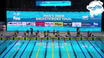 Finale 100m  brasse homme Windsor 2016