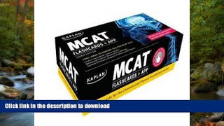 Hardcover Kaplan MCAT Flashcards + App (Kaplan Test Prep)