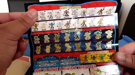 Toy Unboxing - Mutant Mania mix & match wrestlers monsters test and review