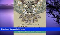 Pre Order Mandala Adult Coloring Book: Animal Stress Relieving Designs Cristie Will On CD