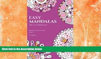 Price Easy Mandalas Mini Colouring Book: 50 Original Travel Size Mandala Designs For Relaxation