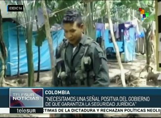 FARC: sin la suficiente seguridad jurídica el acuerdo se hace inviable