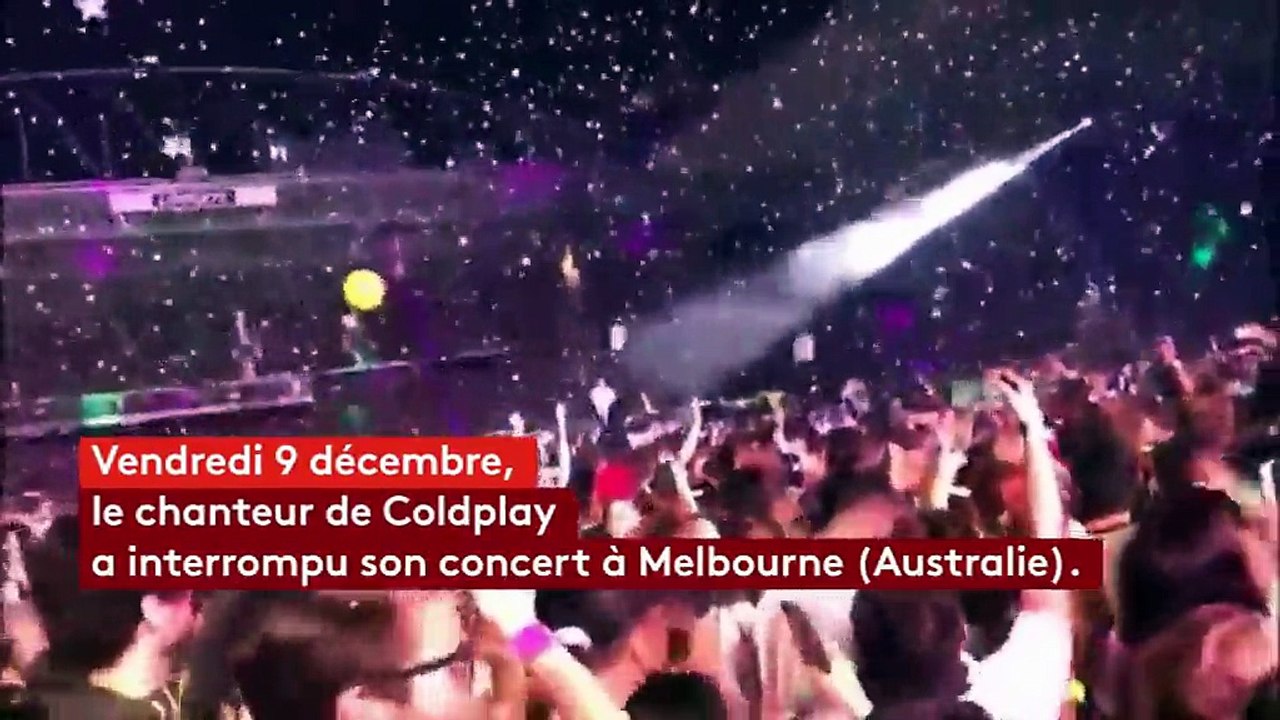 Un spectateur fait sa demande en mariage en plein milieu d'un concert de Coldplay