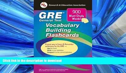 Hardcover GRE Vocabulary Builder Interactive Flashcards Book (GRE Test Preparation) On Book