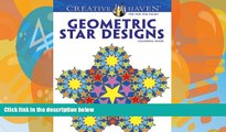 Pre Order Creative Haven Geometric Star Designs Coloring Book (Creative Haven Coloring Books) A.