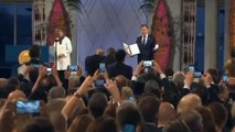 Juan Manuel Santos recibe el premio Nobel de la Paz