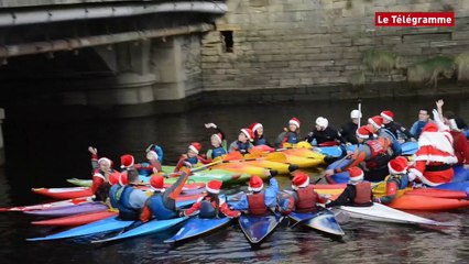 Lannion. Le Père Noël arrive sur l'eau
