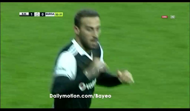Cenk Tosun Goal HD - Besiktas 1-0 Bursaspor - 10.12.2016