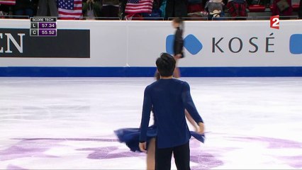 Réactions de Gabriella Papadakis et de Guillaume Cizeron : "La performance était vraiment bonne"