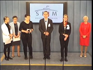Poseł Krystyna Szumilas - konferencja prasowa z 30 listopada 2016 r