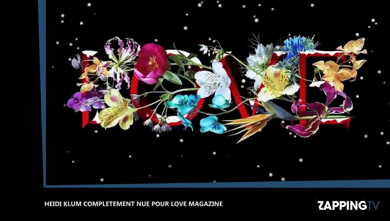 Heidi Klum complètement nue pour LOVE Magazine, la déo qui affole la toile