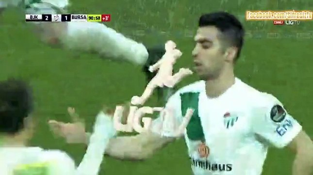 Emre Tasdemir Goal HD Besiktas 2-1 Bursaspor 10.12.2016
