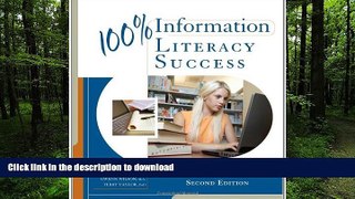 Pre Order 100% Information Literacy Success On Book